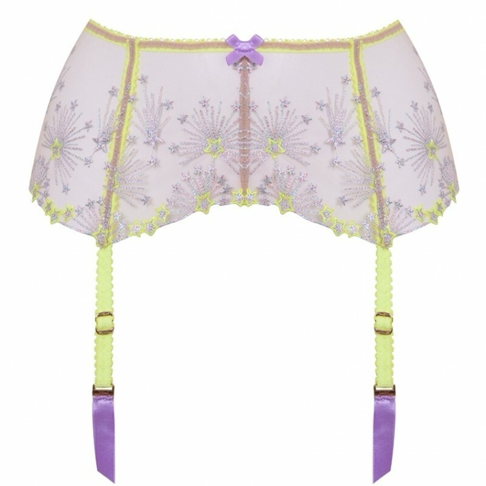 Agent Provocateur Kaylie Suspender Belt Stocking Clips Undergarments Intimates